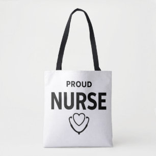 Stolze Krankenschwester-Tragetasche – Minimales me Tasche