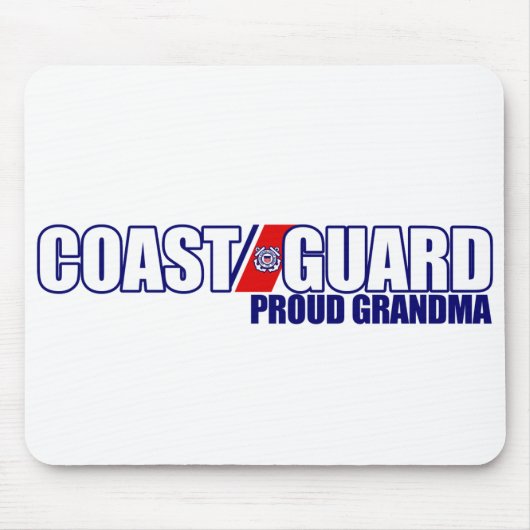 Stolze Küstenwache-Großmutter Mousepad (Vorne)