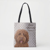 Stolze Labradoodle Mamma <3 Tasche (Vorderseite)