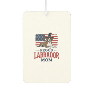 Stolze Labrador-Mama patriotisches Hund-Halloween- Autolufterfrischer