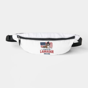 Stolze Labrador-Mama patriotisches Hund-Halloween- Bauchtasche