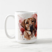 Stolze Labrador-Mutter-Tasse | Valentinstag Hundem Kaffeetasse (Links)