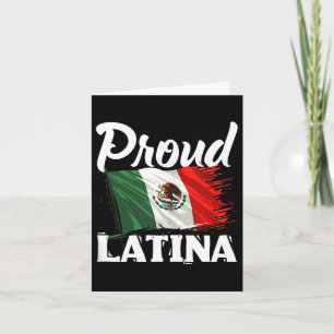 Stolze latina mexikanische Stolzflagge Mexiko Wurz Karte