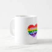 Stolze LGBT Mama Kaffeetasse (Vorderseite Links)