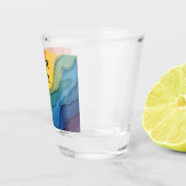 Stolze Liebe der Regenbogenkonstruktion Schnapsglas (Rechts)
