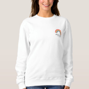 Stolze Liebe gewinnt farbenfrohe Rainbow LGBTQ Sweatshirt