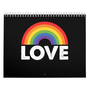 Stolze Liebe ist Liebe Gay Equality Rainbow LGBTQ Kalender