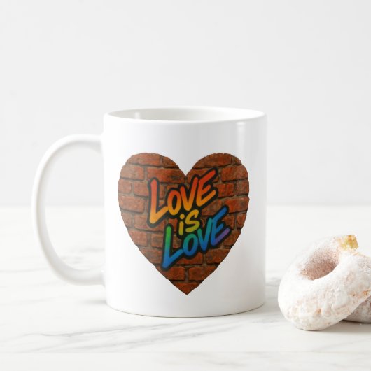 Stolze Liebe ist Liebe Kaffeetasse (Mit Donut)