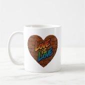 Stolze Liebe ist Liebe Kaffeetasse (Links)