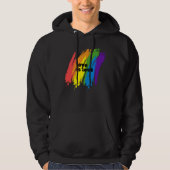 Stolze Liebe ist Liebe LGBT-Regenbogen Hoodie (Vorderseite)