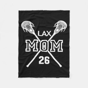 Stolze Liebe Lacrosse-Mama #26 lax-Spielerin Numme Fleecedecke