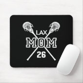 Stolze Liebe Lacrosse-Mutter #26 lax Spieler Numme Mousepad (Mit Mouse)