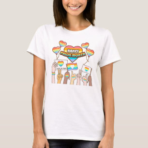 Stolze Liebe. Liebe ist fair. Monat des Stolzes T-Shirt
