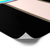 Stolze Liebe. Liebe ist fair. Stolz Monat. Poster (Ecke)