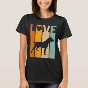 Stolze Liebe Pitbull Hund Vintage-Shirt Geschenk H T-Shirt