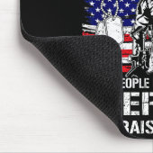Stolze Luftwaffe-Mutter hat Helden-Flagge-Luftwaff Mousepad (Ecke)