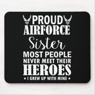 Stolze Luftwaffe Schwester Shirt Veteranen Tag I g Mousepad