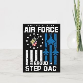 Stolze Luftwaffe-Stiefvater-Flagge Luftwaffenangeh Karte