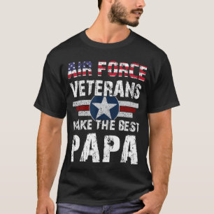 Stolze Luftwaffen-Veteranen machen den besten Papa T-Shirt