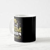 Stolze Mama 2024 Graduate Phantastische Uni Kaffeetasse (Vorderseite Links)