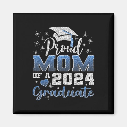 Stolze Mama 2024 Graduate Phantastische Uni Magnet (Vorne)