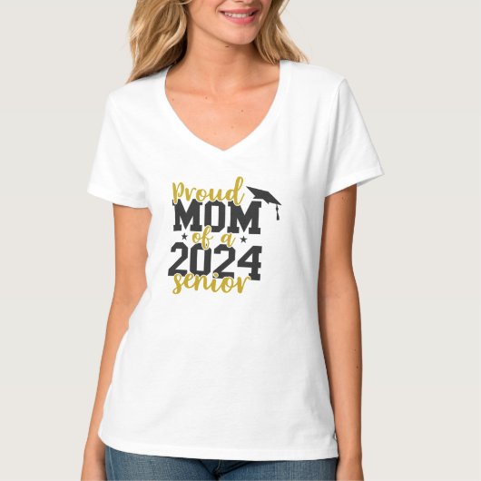 Stolze Mama 2024 T-Shirt (Vorderseite)