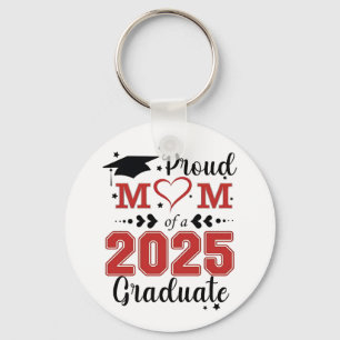 Stolze Mama 2025 Graduate Abschluss Muttertag Schlüsselanhänger