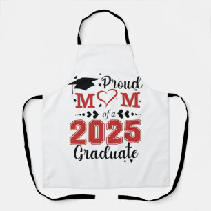 Stolze Mama 2025 Graduate Abschluss Muttertag Schürze