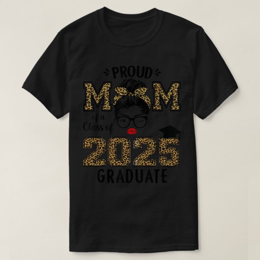 Stolze Mama 2025 Mama Leopard 2026 Gr T-Shirt (Design vorne)