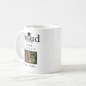 stolze MAMA 2026 Absolventin Abschiedsgeschenk Mut Kaffeetasse (Vorderseite Links)
