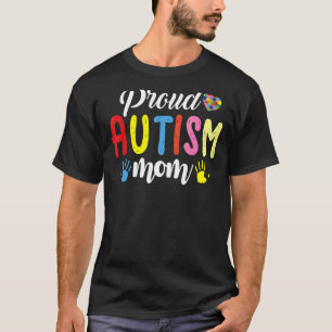 Stolze Mama Autismus Bewusstsein Familie Matching T-Shirt