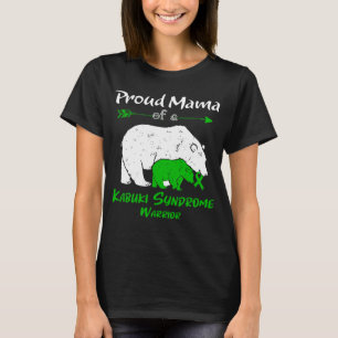 Stolze Mama-Bär Kabuki-Syndrom-Bewusstsein T-Shirt