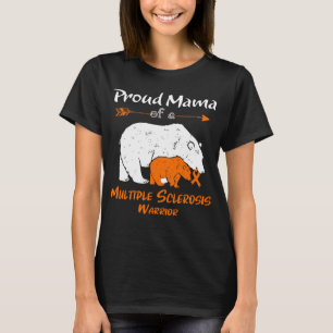 Stolze Mama-Bärin Multiple Sklerose-Bewusstsein T-Shirt