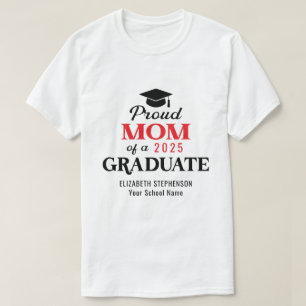 Stolze Mama der Absolventen-Familie passend T-Shirt