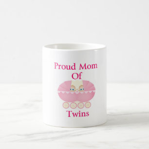 Stolze Mama der Doppelmädchen Kaffeetasse