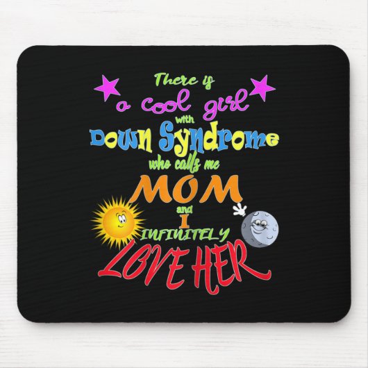 Stolze Mama der Down Syndrome Mousepad (Vorne)