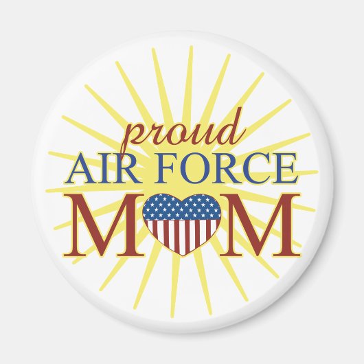 Stolze Mama der Luftwaffe Magnet (Vorne)