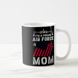 Stolze Mama der Luftwaffe Militär der USA Luftwaff Kaffeetasse