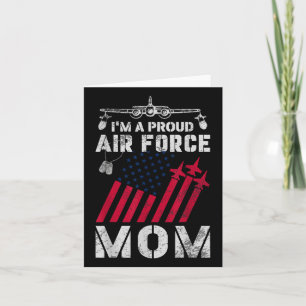 Stolze Mama der Luftwaffe Militär der USA Luftwaff Karte