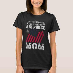 Stolze Mama der Luftwaffe Militär der USA Luftwaff T-Shirt