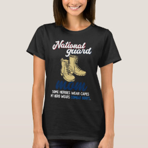 Stolze Mama der Nationalgarde Mein Held trägt den  T-Shirt