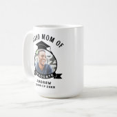 Stolze Mama des Abschlusses 2025 Kaffeetasse (Vorderseite Links)