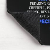 Stolze Mama des Alopezie-Kriegers Mousepad (Ecke)
