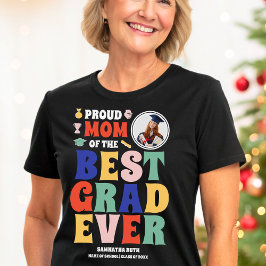Stolze Mama des Best Grad Fotos aller Zeiten Tri-Blend Shirt