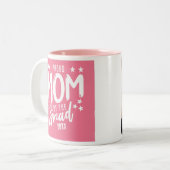 Stolze Mama des Grad Custom Year und Foto Zweifarbige Tasse (Vorderseite Links)