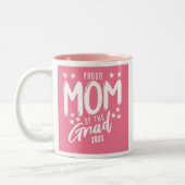 Stolze Mama des Grad Custom Year und Foto Zweifarbige Tasse (Links)