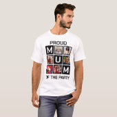 Stolze Mama des Party-T - Shirt (Vorne ganz)