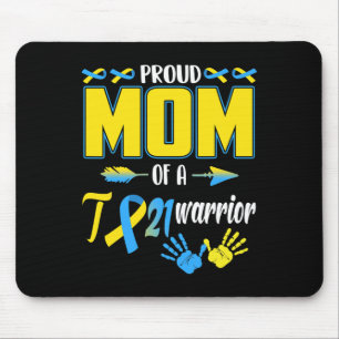 Stolze Mama des T21 Warrior Down Syndrom Bewusstse Mousepad