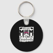 Stolze Mama einer 2024-Grad-Klasse von 2024 Schlüsselanhänger (Rückseite)