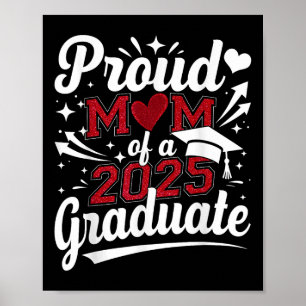 Stolze Mama einer 2025-Grad-Senior-Cl von 2025 Poster